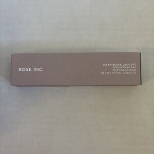Rose Inc Ultra Black Lash Lift Serum Mascara 10.7 ml .36 fl oz Full Size NIB